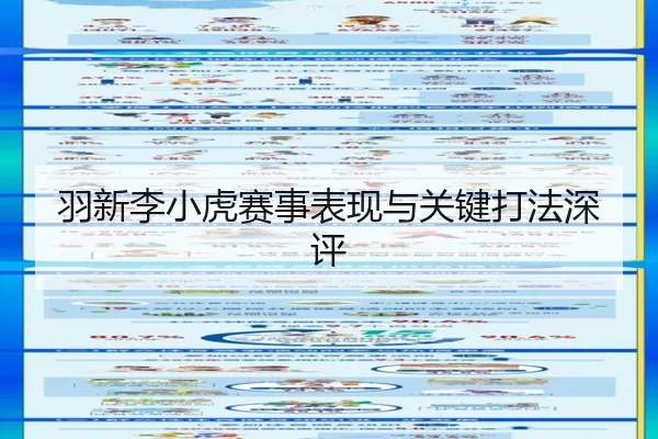 羽新李小虎赛事表现与关键打法深评